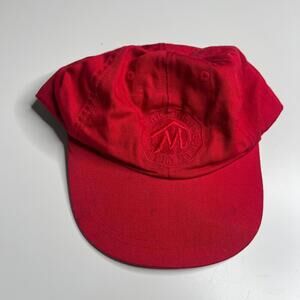 Vintage Marlboro Country Store Red Cotton Strapback Hat – Made‎ in Taiwan